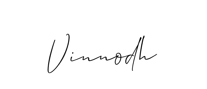 Also You can easily find your signature by using the search form. We will create Vinnodh name handwritten signature images for you free of cost using Allison_Script sign style. Vinnodh signature style 2 images and pictures png