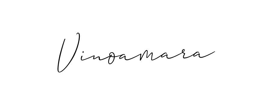 How to Draw Vinoamara signature style? Allison_Script is a latest design signature styles for name Vinoamara. Vinoamara signature style 2 images and pictures png
