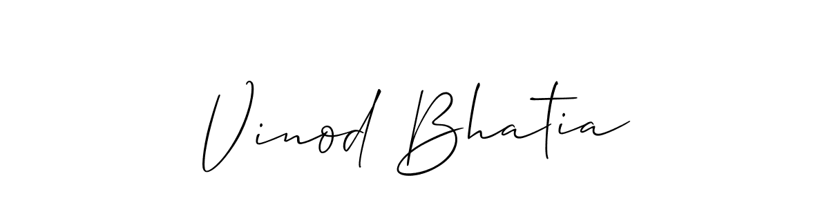 Here are the top 10 professional signature styles for the name Vinod Bhatia. These are the best autograph styles you can use for your name. Vinod Bhatia signature style 2 images and pictures png