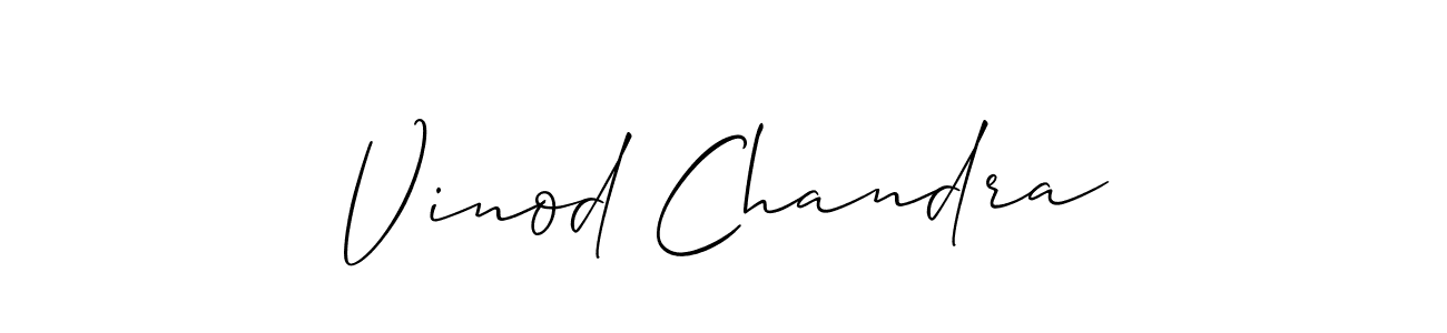if you are searching for the best signature style for your name Vinod Chandra. so please give up your signature search. here we have designed multiple signature styles  using Allison_Script. Vinod Chandra signature style 2 images and pictures png