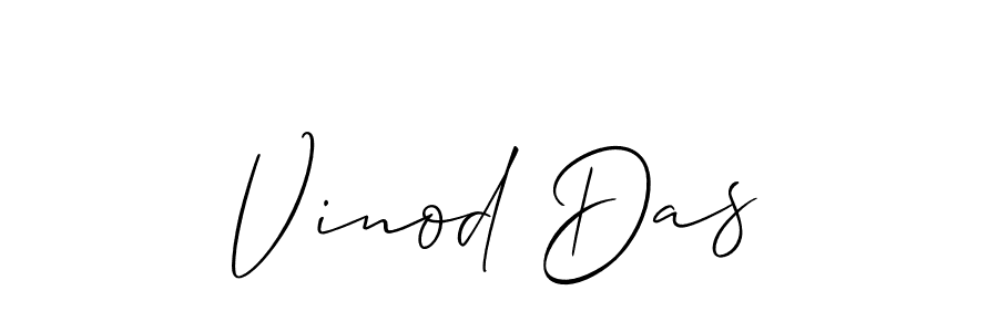 Make a beautiful signature design for name Vinod Das. Use this online signature maker to create a handwritten signature for free. Vinod Das signature style 2 images and pictures png