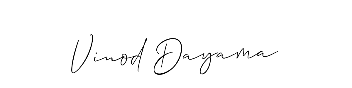 Once you've used our free online signature maker to create your best signature Allison_Script style, it's time to enjoy all of the benefits that Vinod Dayama name signing documents. Vinod Dayama signature style 2 images and pictures png