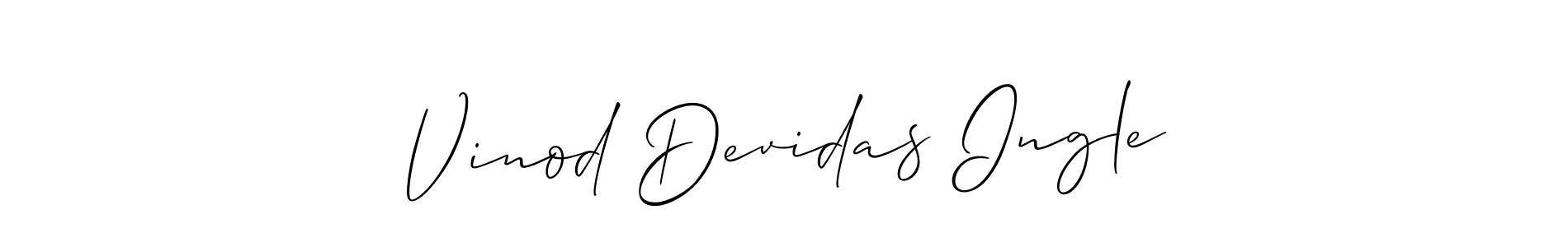 Best and Professional Signature Style for Vinod Devidas Ingle. Allison_Script Best Signature Style Collection. Vinod Devidas Ingle signature style 2 images and pictures png
