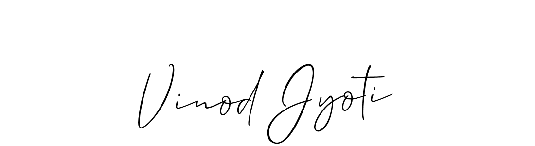 Make a short Vinod Jyoti signature style. Manage your documents anywhere anytime using Allison_Script. Create and add eSignatures, submit forms, share and send files easily. Vinod Jyoti signature style 2 images and pictures png