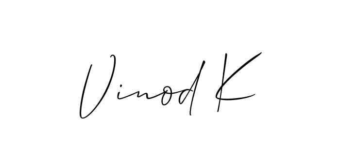 Here are the top 10 professional signature styles for the name Vinod K. These are the best autograph styles you can use for your name. Vinod K signature style 2 images and pictures png