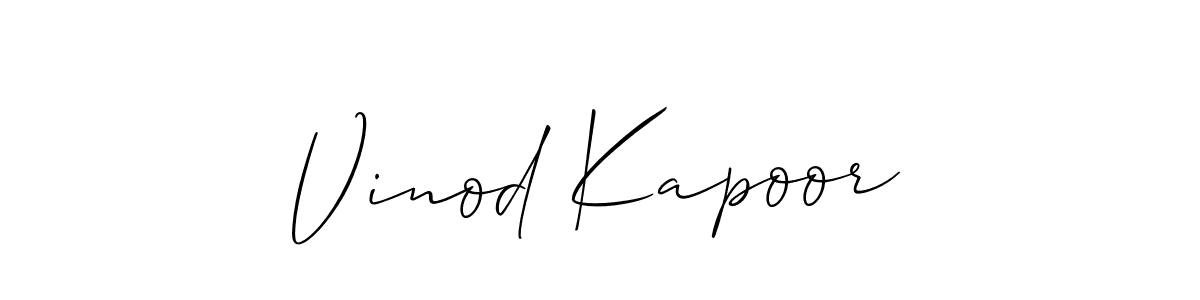 Make a beautiful signature design for name Vinod Kapoor. Use this online signature maker to create a handwritten signature for free. Vinod Kapoor signature style 2 images and pictures png