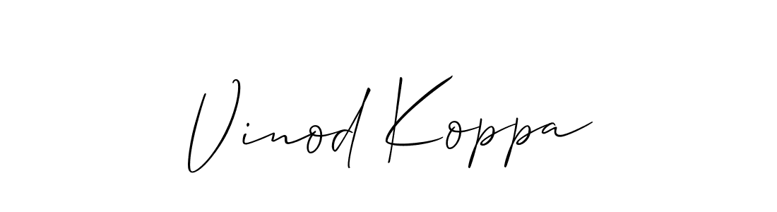 Once you've used our free online signature maker to create your best signature Allison_Script style, it's time to enjoy all of the benefits that Vinod Koppa name signing documents. Vinod Koppa signature style 2 images and pictures png
