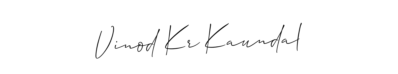 Check out images of Autograph of Vinod Kr Kaundal name. Actor Vinod Kr Kaundal Signature Style. Allison_Script is a professional sign style online. Vinod Kr Kaundal signature style 2 images and pictures png