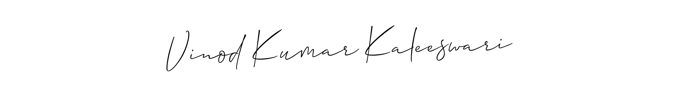 The best way (Allison_Script) to make a short signature is to pick only two or three words in your name. The name Vinod Kumar Kaleeswari include a total of six letters. For converting this name. Vinod Kumar Kaleeswari signature style 2 images and pictures png