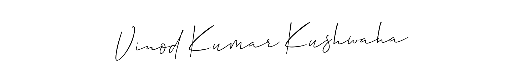 Make a beautiful signature design for name Vinod Kumar Kushwaha. Use this online signature maker to create a handwritten signature for free. Vinod Kumar Kushwaha signature style 2 images and pictures png