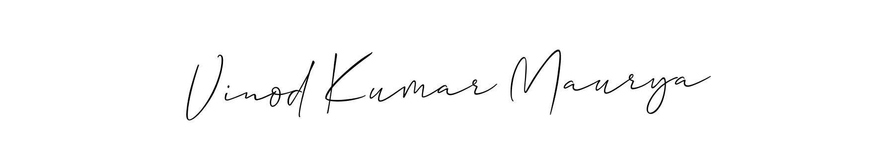 Make a beautiful signature design for name Vinod Kumar Maurya. Use this online signature maker to create a handwritten signature for free. Vinod Kumar Maurya signature style 2 images and pictures png
