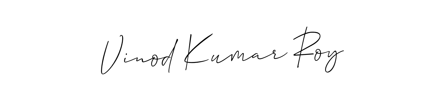 How to Draw Vinod Kumar Roy signature style? Allison_Script is a latest design signature styles for name Vinod Kumar Roy. Vinod Kumar Roy signature style 2 images and pictures png