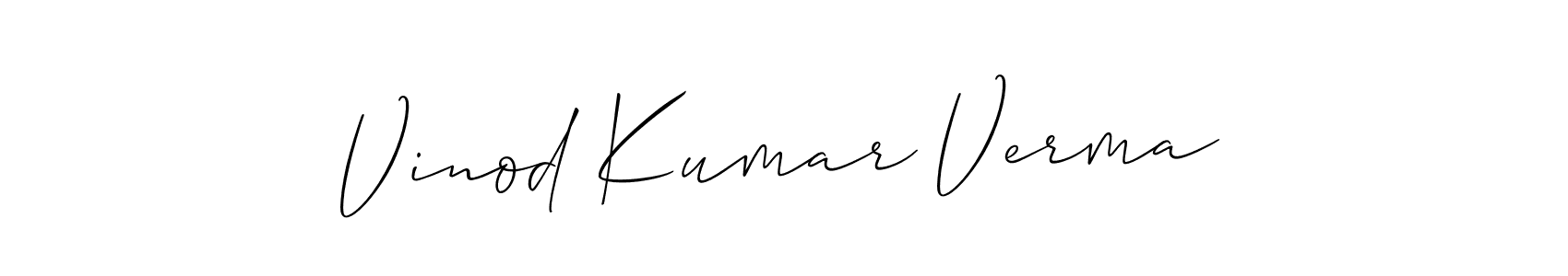 Once you've used our free online signature maker to create your best signature Allison_Script style, it's time to enjoy all of the benefits that Vinod Kumar Verma name signing documents. Vinod Kumar Verma signature style 2 images and pictures png