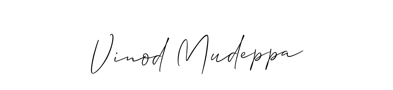 Once you've used our free online signature maker to create your best signature Allison_Script style, it's time to enjoy all of the benefits that Vinod Mudeppa name signing documents. Vinod Mudeppa signature style 2 images and pictures png
