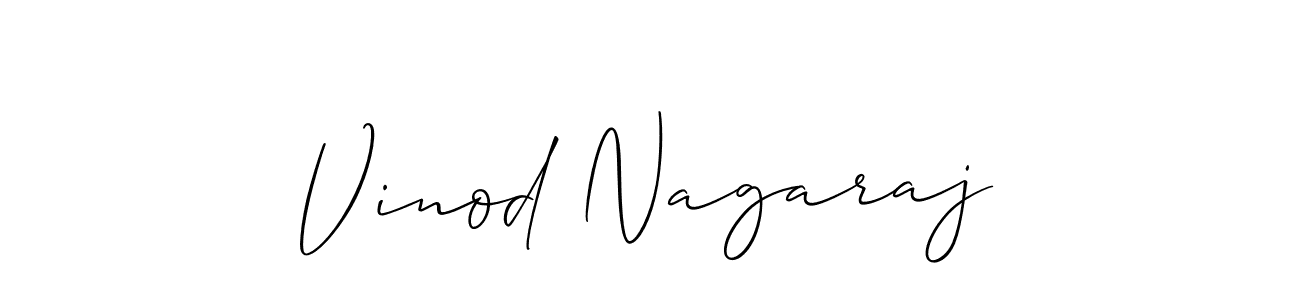 You should practise on your own different ways (Allison_Script) to write your name (Vinod Nagaraj) in signature. don't let someone else do it for you. Vinod Nagaraj signature style 2 images and pictures png