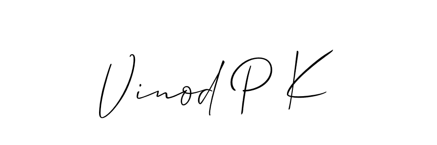 Similarly Allison_Script is the best handwritten signature design. Signature creator online .You can use it as an online autograph creator for name Vinod P K. Vinod P K signature style 2 images and pictures png