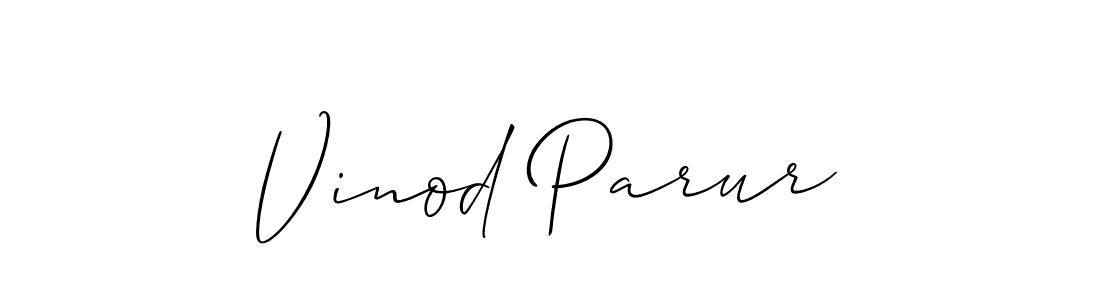 Also You can easily find your signature by using the search form. We will create Vinod Parur name handwritten signature images for you free of cost using Allison_Script sign style. Vinod Parur signature style 2 images and pictures png