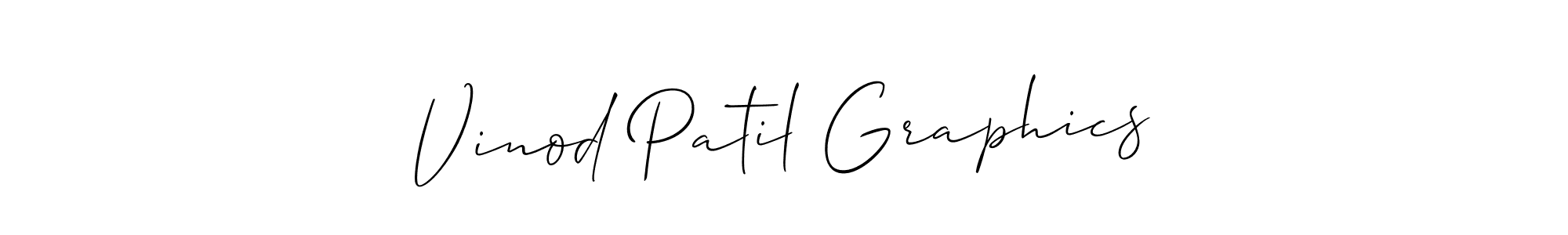 Make a beautiful signature design for name Vinod Patil Graphics. Use this online signature maker to create a handwritten signature for free. Vinod Patil Graphics signature style 2 images and pictures png