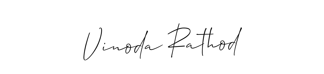 How to Draw Vinoda Rathod signature style? Allison_Script is a latest design signature styles for name Vinoda Rathod. Vinoda Rathod signature style 2 images and pictures png