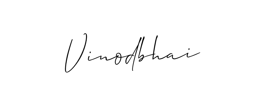 The best way (Allison_Script) to make a short signature is to pick only two or three words in your name. The name Vinodbhai include a total of six letters. For converting this name. Vinodbhai signature style 2 images and pictures png