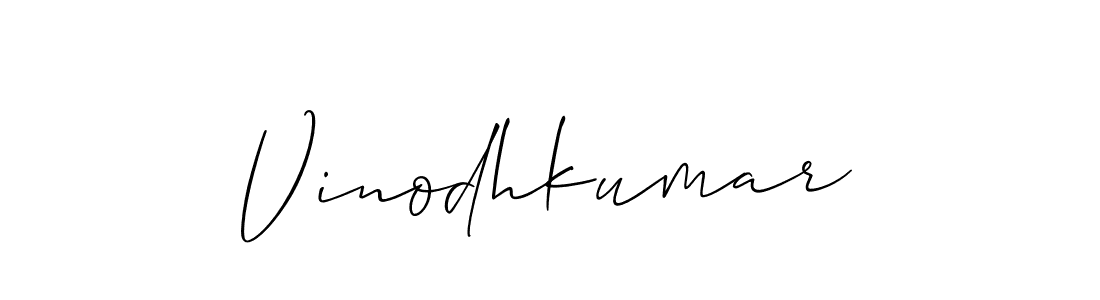 Design your own signature with our free online signature maker. With this signature software, you can create a handwritten (Allison_Script) signature for name Vinodhkumar. Vinodhkumar signature style 2 images and pictures png