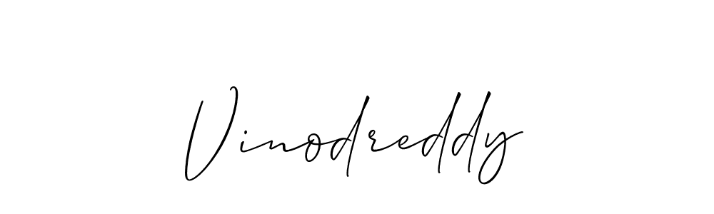 How to Draw Vinodreddy signature style? Allison_Script is a latest design signature styles for name Vinodreddy. Vinodreddy signature style 2 images and pictures png