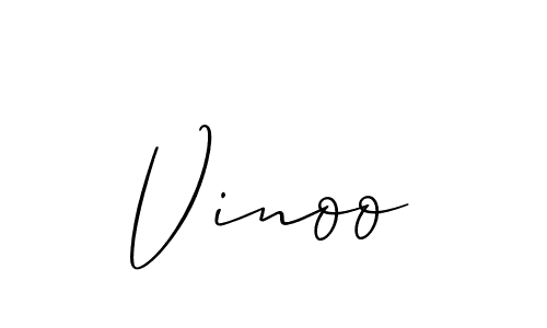 Make a beautiful signature design for name Vinoo. Use this online signature maker to create a handwritten signature for free. Vinoo signature style 2 images and pictures png