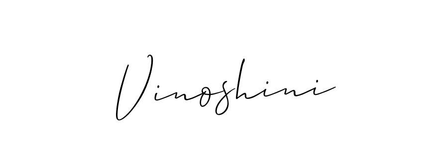 Similarly Allison_Script is the best handwritten signature design. Signature creator online .You can use it as an online autograph creator for name Vinoshini. Vinoshini signature style 2 images and pictures png