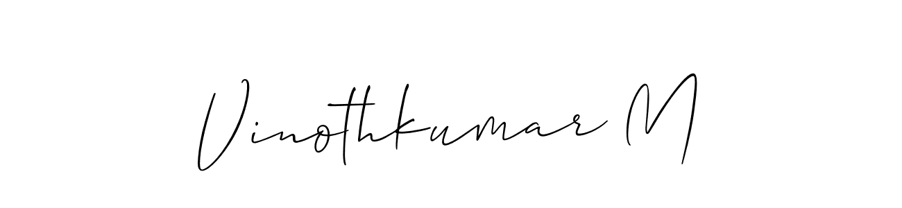 See photos of Vinothkumar M official signature by Spectra . Check more albums & portfolios. Read reviews & check more about Allison_Script font. Vinothkumar M signature style 2 images and pictures png