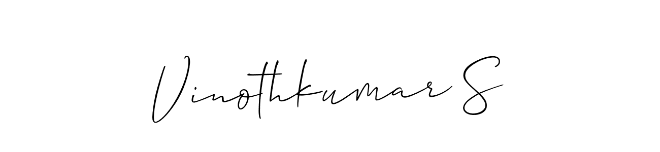 See photos of Vinothkumar S official signature by Spectra . Check more albums & portfolios. Read reviews & check more about Allison_Script font. Vinothkumar S signature style 2 images and pictures png
