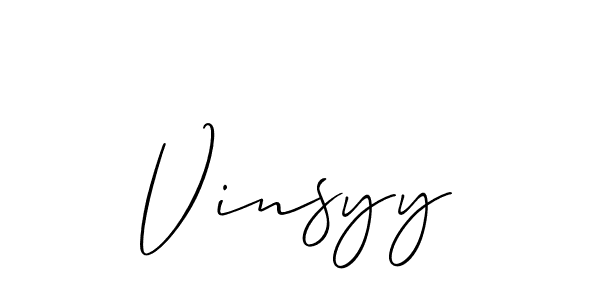 Once you've used our free online signature maker to create your best signature Allison_Script style, it's time to enjoy all of the benefits that Vinsyy name signing documents. Vinsyy signature style 2 images and pictures png