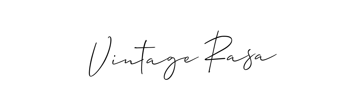 Once you've used our free online signature maker to create your best signature Allison_Script style, it's time to enjoy all of the benefits that Vintage Rasa name signing documents. Vintage Rasa signature style 2 images and pictures png