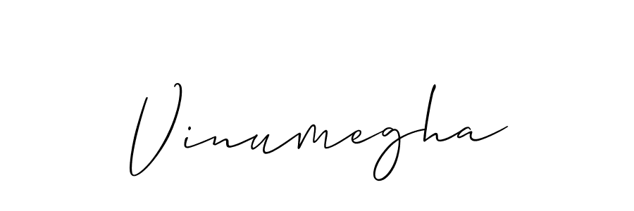 The best way (Allison_Script) to make a short signature is to pick only two or three words in your name. The name Vinumegha include a total of six letters. For converting this name. Vinumegha signature style 2 images and pictures png