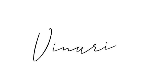 Make a short Vinuri signature style. Manage your documents anywhere anytime using Allison_Script. Create and add eSignatures, submit forms, share and send files easily. Vinuri signature style 2 images and pictures png