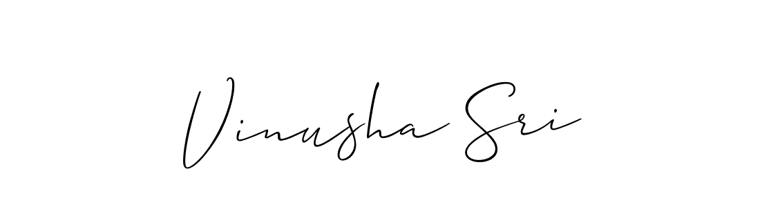 Similarly Allison_Script is the best handwritten signature design. Signature creator online .You can use it as an online autograph creator for name Vinusha Sri. Vinusha Sri signature style 2 images and pictures png