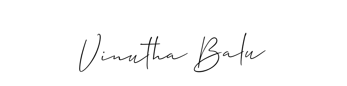 Once you've used our free online signature maker to create your best signature Allison_Script style, it's time to enjoy all of the benefits that Vinutha Balu name signing documents. Vinutha Balu signature style 2 images and pictures png