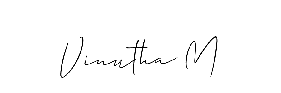 Similarly Allison_Script is the best handwritten signature design. Signature creator online .You can use it as an online autograph creator for name Vinutha M. Vinutha M signature style 2 images and pictures png