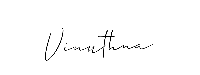 How to Draw Vinuthna signature style? Allison_Script is a latest design signature styles for name Vinuthna. Vinuthna signature style 2 images and pictures png