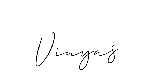 Similarly Allison_Script is the best handwritten signature design. Signature creator online .You can use it as an online autograph creator for name Vinyas. Vinyas signature style 2 images and pictures png