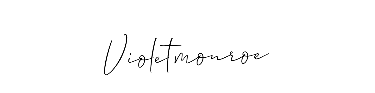 Check out images of Autograph of Violetmonroe name. Actor Violetmonroe Signature Style. Allison_Script is a professional sign style online. Violetmonroe signature style 2 images and pictures png