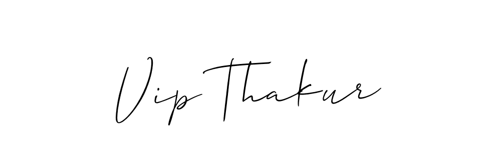 Make a beautiful signature design for name Vip Thakur. Use this online signature maker to create a handwritten signature for free. Vip Thakur signature style 2 images and pictures png