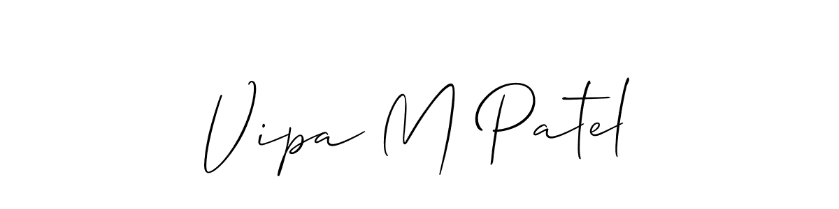 Here are the top 10 professional signature styles for the name Vipa M Patel. These are the best autograph styles you can use for your name. Vipa M Patel signature style 2 images and pictures png