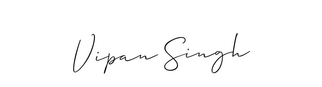 Make a short Vipan Singh signature style. Manage your documents anywhere anytime using Allison_Script. Create and add eSignatures, submit forms, share and send files easily. Vipan Singh signature style 2 images and pictures png