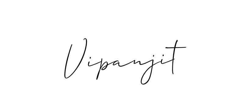 if you are searching for the best signature style for your name Vipanjit. so please give up your signature search. here we have designed multiple signature styles  using Allison_Script. Vipanjit signature style 2 images and pictures png