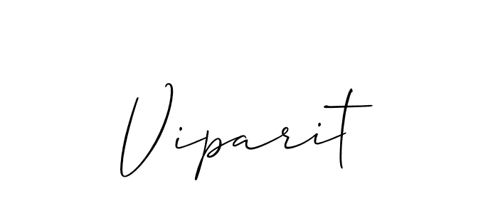 How to make Viparit signature? Allison_Script is a professional autograph style. Create handwritten signature for Viparit name. Viparit signature style 2 images and pictures png