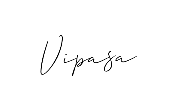 if you are searching for the best signature style for your name Vipasa. so please give up your signature search. here we have designed multiple signature styles  using Allison_Script. Vipasa signature style 2 images and pictures png