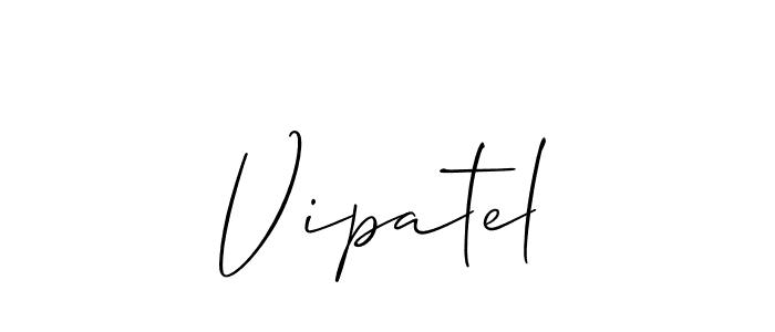 You can use this online signature creator to create a handwritten signature for the name Vipatel. This is the best online autograph maker. Vipatel signature style 2 images and pictures png