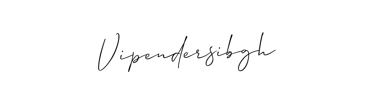 How to make Vipendersibgh signature? Allison_Script is a professional autograph style. Create handwritten signature for Vipendersibgh name. Vipendersibgh signature style 2 images and pictures png