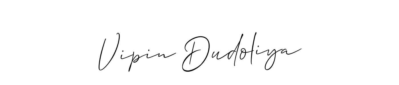 Here are the top 10 professional signature styles for the name Vipin Dudoliya. These are the best autograph styles you can use for your name. Vipin Dudoliya signature style 2 images and pictures png