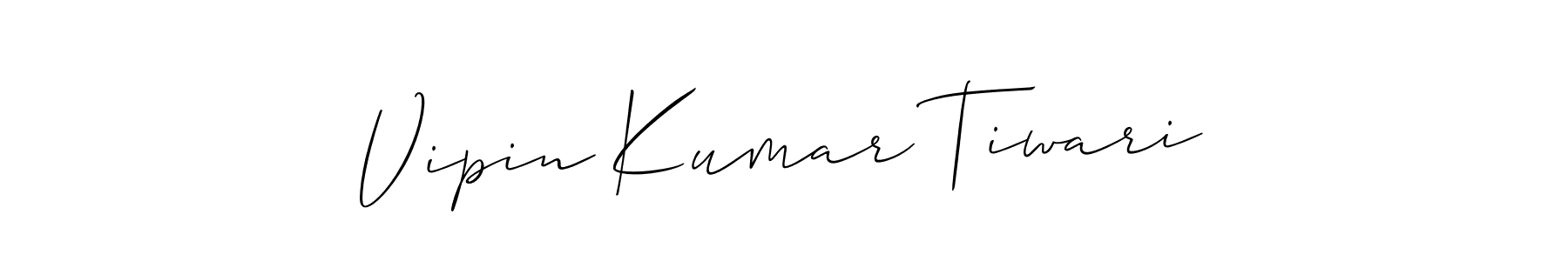 if you are searching for the best signature style for your name Vipin Kumar Tiwari. so please give up your signature search. here we have designed multiple signature styles  using Allison_Script. Vipin Kumar Tiwari signature style 2 images and pictures png